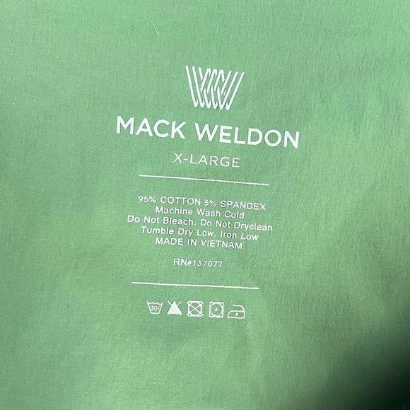 Mack Weldon Mens Ace Sweatpants XL Green Tapered Stretch C3 - Picture 3 of 11